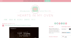 Desktop Screenshot of heartsinmyoven.com